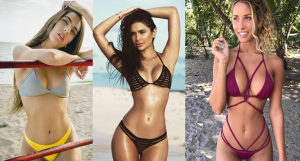 Eight Sexy Bikini Beach Babes