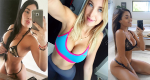 Eight real Beauties in Sexy Selfies
