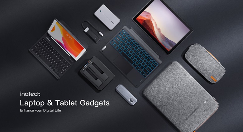 Laptop Bag, Tablet Keyboard, PCIe card, Hard Drive accessories