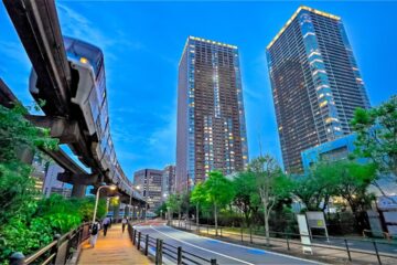 Japan: Tokyo Shibaurafuto Sunset to Night Walking Tour • 4K HDR